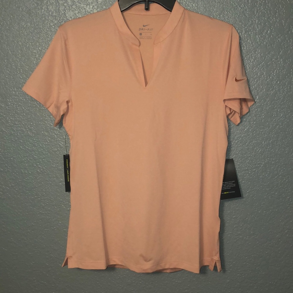 Nike Peach Short Sleeve Dri-FIT Tee